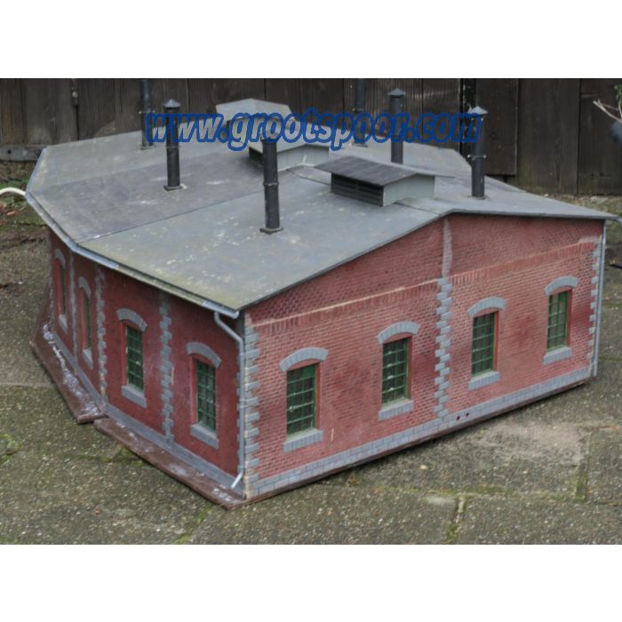 POLA 331750 / 331752 Ringlokschuppen. 3-Ständig, Mitt Bodemplatte und Gleise Gebouwd model - sku: 20240113013900 - Gebraucht - Bild 6