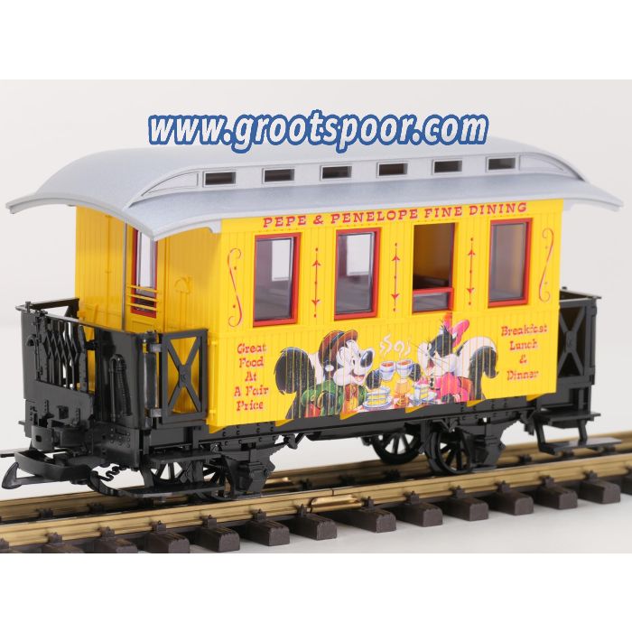LGB 35065 Warner Bros Pepe Le Pew and Penelope's Fine Dinning Passenger Car