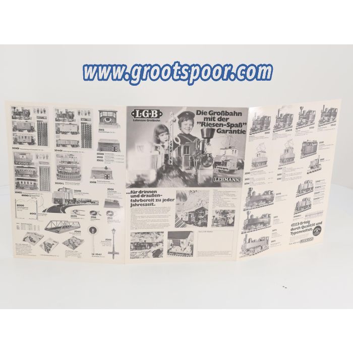 LGB Produkt-Übersicht Katalog  1971 3xDIN A3, Fur Handler