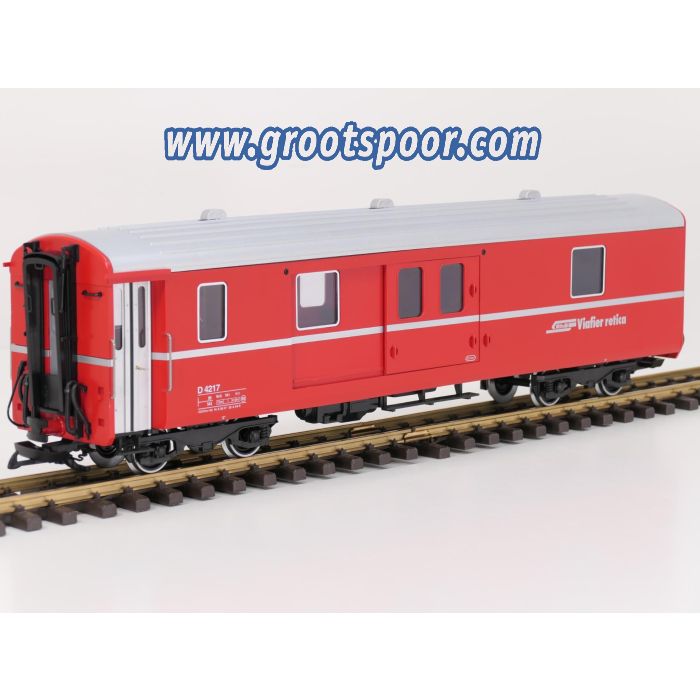 LGB 32690 RhB-Gepäckwagen D 4217 Metallrader - sku: 20240425110753 - Gebraucht - Sehr guter Zustand - Bild 2