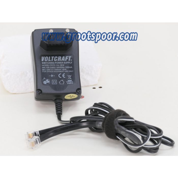 Voltcraft 24V/18VA Power Supply voor Zimo (handy) MX multiprotocol Fahrpult