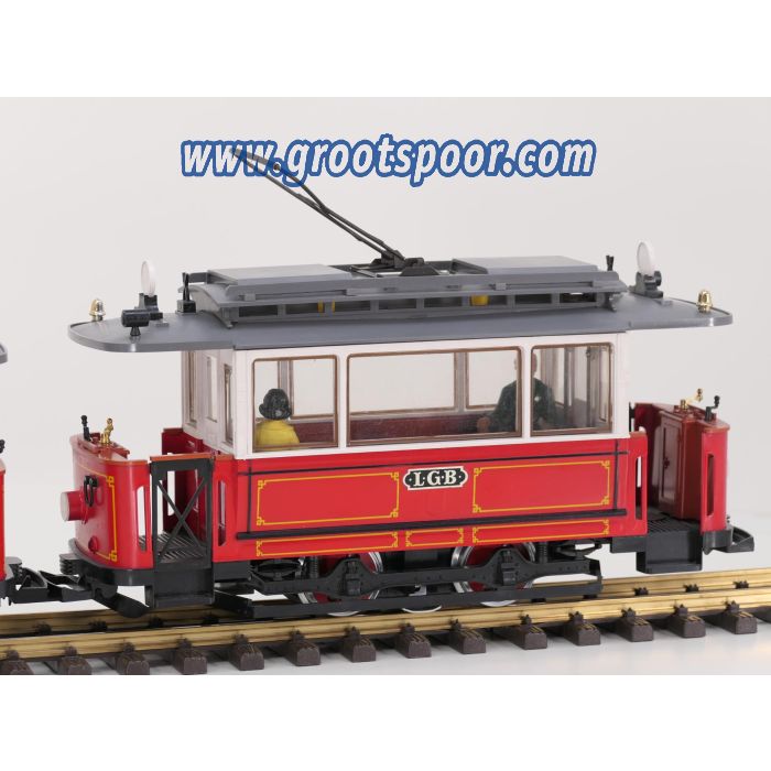 LGB 2036 & 3600 Strassenbahn Triebwagen mit Beiwagen