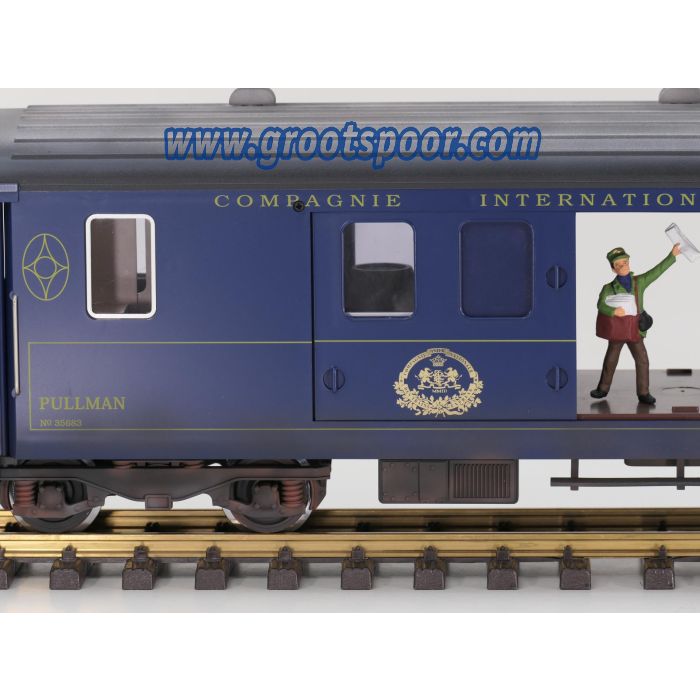 LGB 39680 Orient-Express-Wagen Set, eXtra-Premium , 17 Figuren, LED Umbau, Superung & Alterung, Metallrader, Beleuchtung