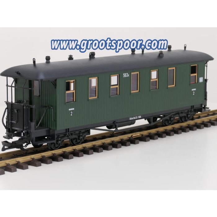 LGB 30350 Sächsischer Personenwagen 2. Klasse 563k 
