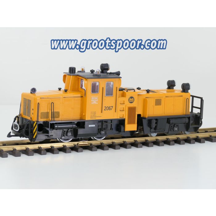 LGB 20670 Schienenreinigungslok, Digitaal, uitschuifbaar Slijpdeel voor scherpe bochten