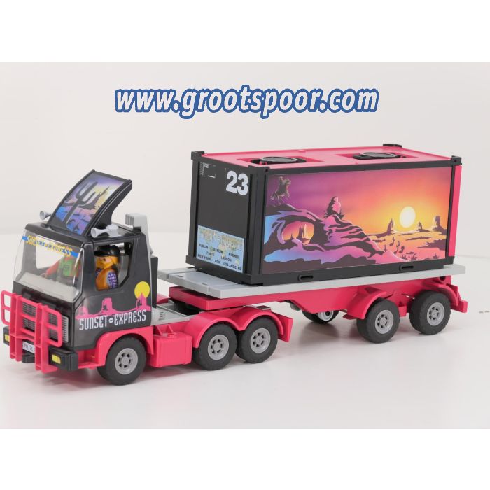Playmobil 3817 Vrachtwagen Sunset Express - sku: 20240531012623 - Used - Good condition - Photo 2