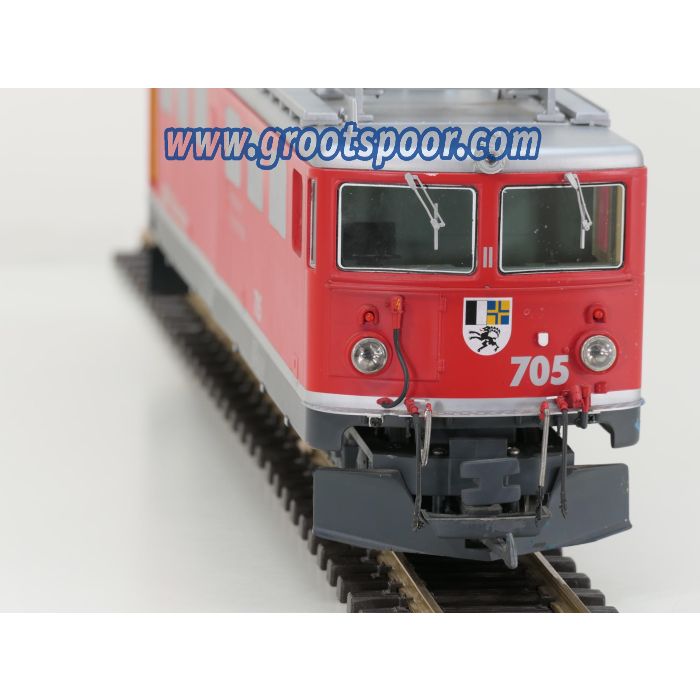 KISS 97112 RhB Ge 6/6 705 Pontresina Rot, Digitaal, Sound