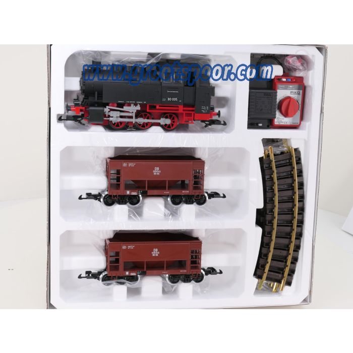 PIKO 37100 Start-Set Güterzug BR 80 + 2 Schüttgutwagen, Digitaal