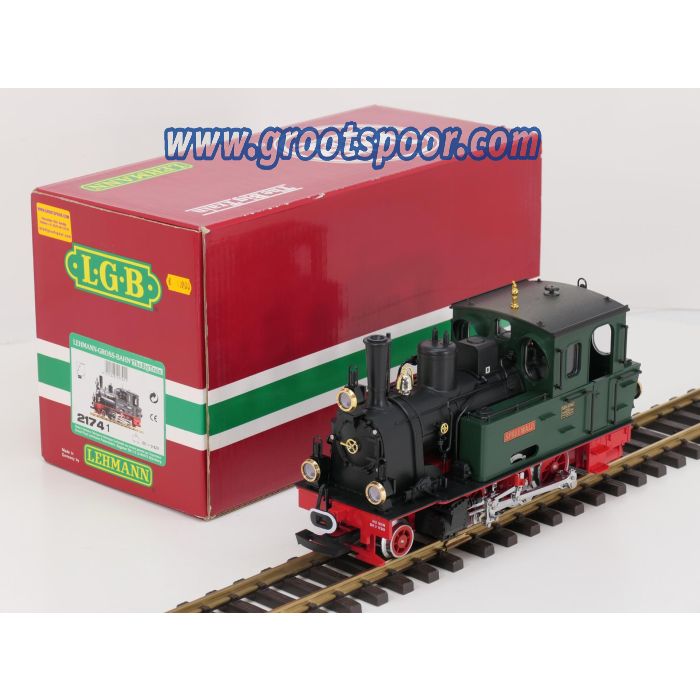LGB 21741 DR-Dampflok (99 5633) SpreewaldBahn, Schwarz und Grünes