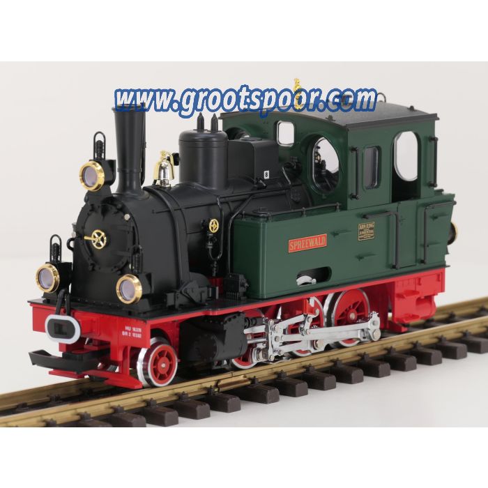 LGB 21741 DR-Dampflok (99 5633) SpreewaldBahn, Schwarz und Grünes