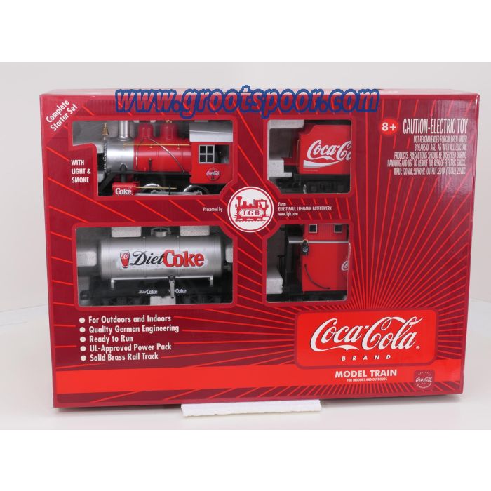 LGB 70428 Coca-Cola® Güterzug Starter Set, 230 Volt