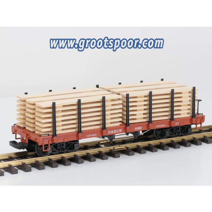 LGB 4169 Rungenwagen No. 4169 mit Brettenstapeln beladen - sku: 20240629022957 - Used - Very good condition - Photo 2