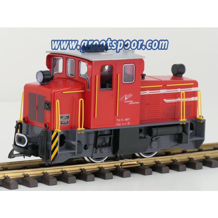 LGB 24600 Matterhorn-Gotthard-Bahn Diesellok Tm 2/2 4972, Digitaal