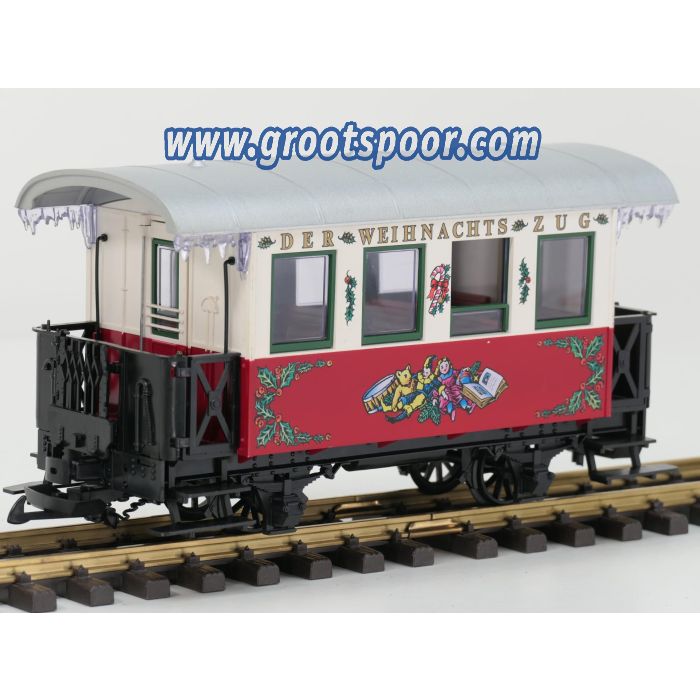 LGB 22540 Der Weihnachts Zug Wagon rood/wit
