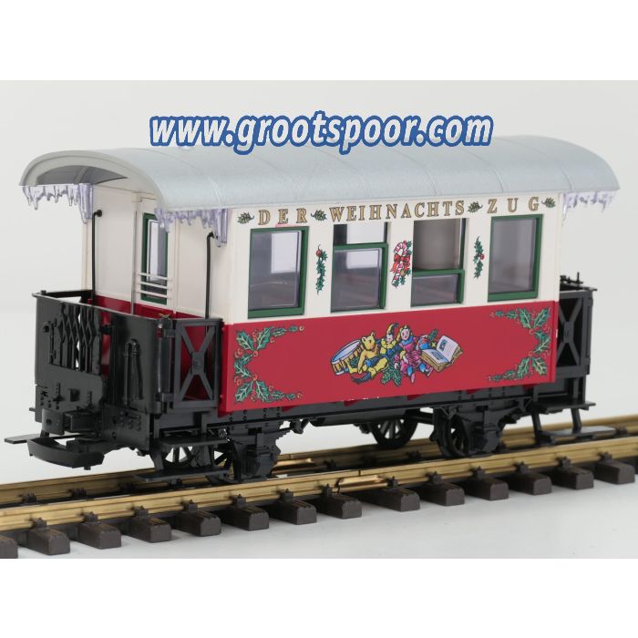 LGB 22540 Der Weihnachts Zug Wagon rood/wit