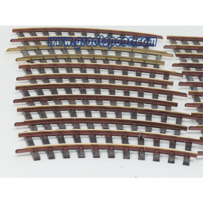 LGB Set Geschilderde Rails 6x 10000 & 6x 11000 Messing