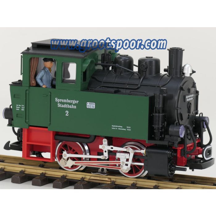 LGB 21761 Dampflok der Spremberger Stadtbahn, Met rookgenerator - sku: 20240809111827 - Neu - Bild 4