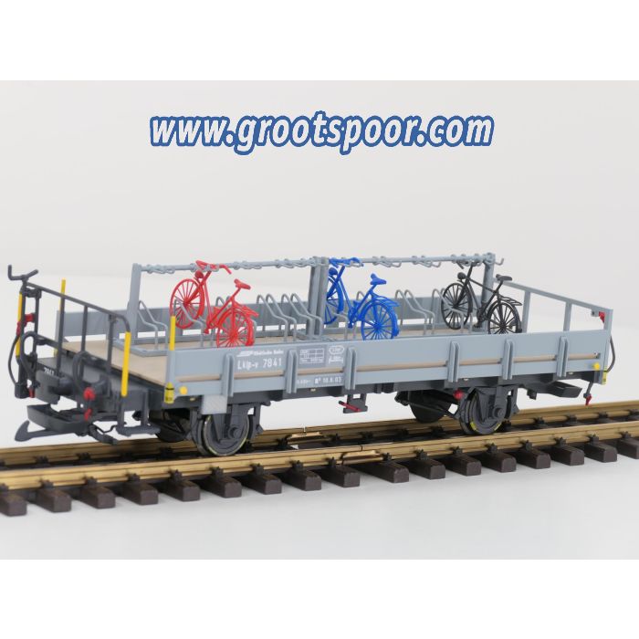 KISS 66052 Rhb Lklp-v 7841 Velowagen, Metallrader