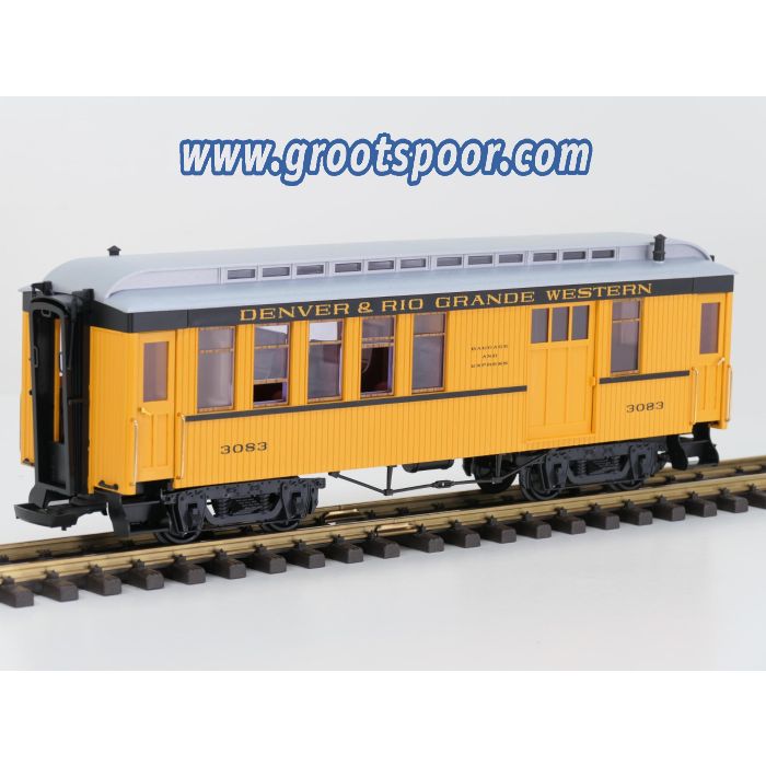 LGB 3083 Baggage & Express car Denver & Rio Grande Western
