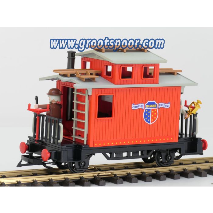 Playmobil 4123 USA Caboose Colorado Ranger Railroad, Inc 3 Figuren