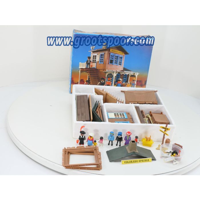 Playmobil Vintage 3770 Gare Colorado Springs – 1992, Avec Boîte, Excellent état