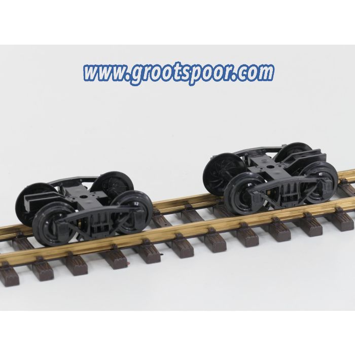 Aristo Craft Trains XXX Verend Drehgestell /Truck/ Boogie, Kunstst.-Scheibenradsatz 2 St.