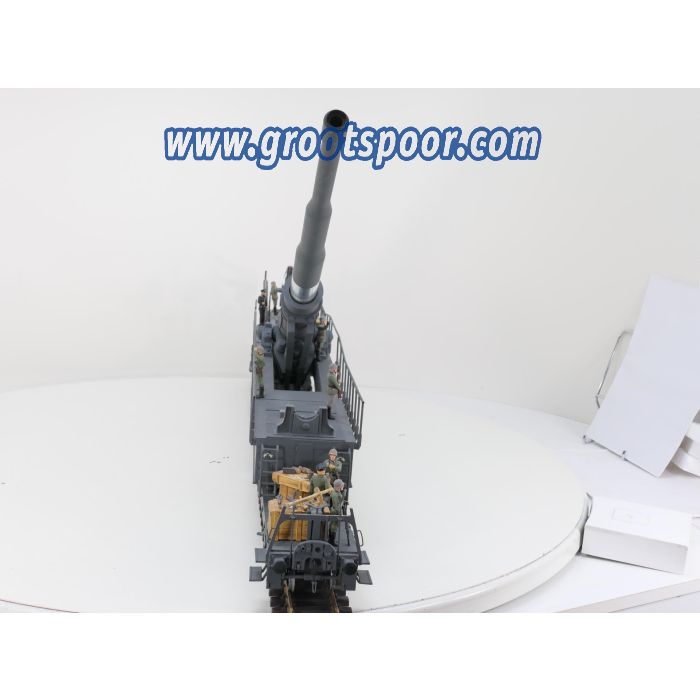 Leopold K5(E) Eisenbahngeschütz, schießt wirklich – Maßstab 1:22,5