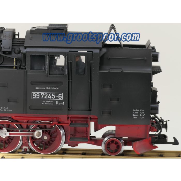 LGB 25811 DR Dampflok 99 7245-6, Digital, Sound, Puls Verdamper, Power Buffer, Gealtert, Preiser - sku: 20241017011050 - Gebraucht - Wie Neu - Bild 5