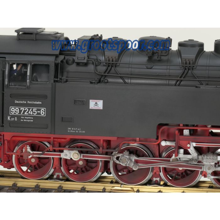LGB 25811 DR Dampflok 99 7245-6, Digital, Sound, Puls Verdamper, Power Buffer, Gealtert, Preiser - sku: 20241017011050 - Gebraucht - Wie Neu - Bild 8