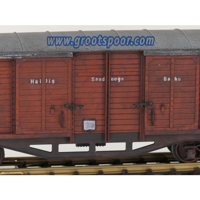 LGB 4063 A Gedecter Güterwagen HSB version, gealtert