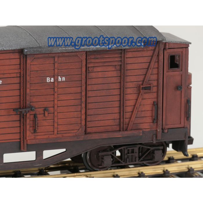 LGB 4063 A Gedecter Güterwagen HSB version, gealtert