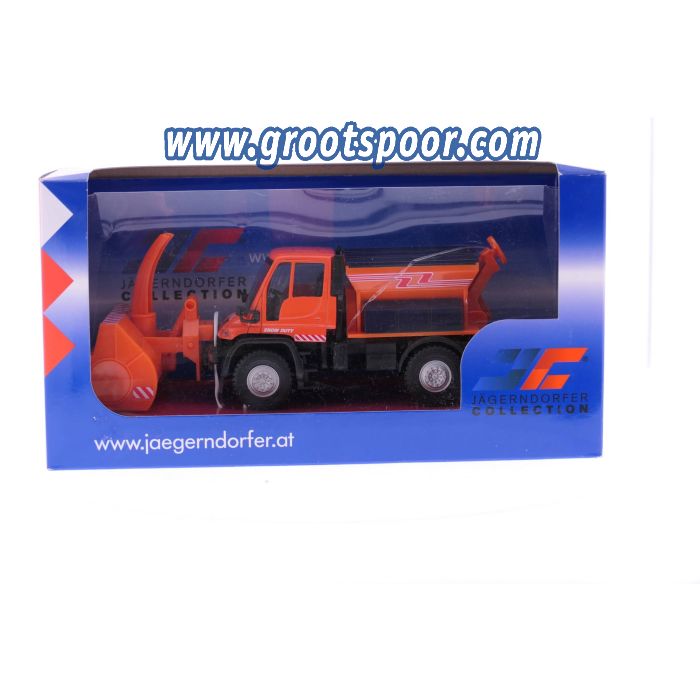 Schaal 1:40 Jagerndorfer 2105 UNIMOG MB WINTERDIENST ORANJE #2877