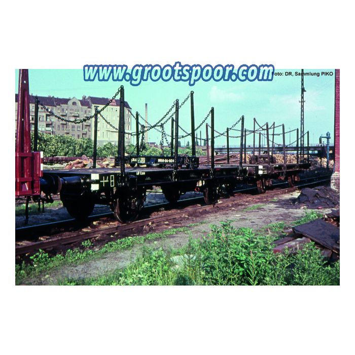 PIKO 37780 G-Drehschemelwagen 2er-Set DR III