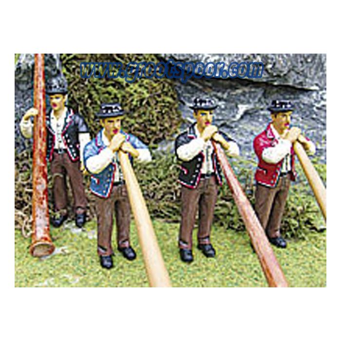 Prehm-miniaturen 500010 Schweizer Alphornbläser Rot, Metall - sku: Prehm500010 - Neu - Bild 3
