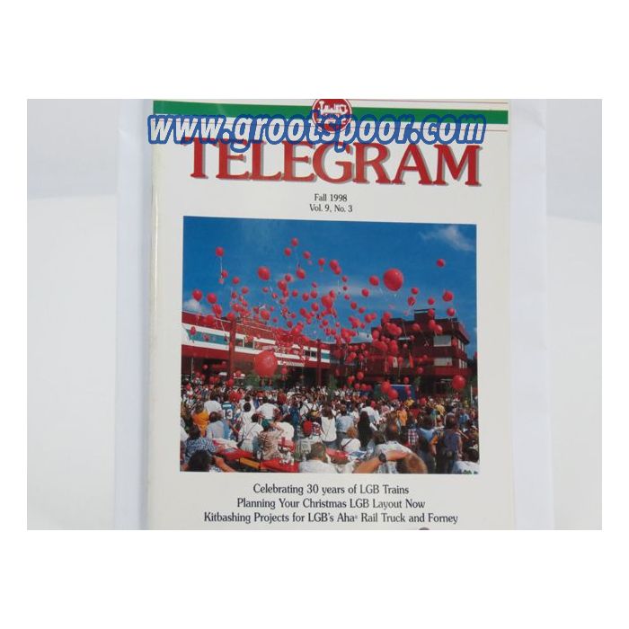 LGB Telegram Fall 1998 vol 9 no 3 - sku: 20260115051905 - Gebruikt - Afbeelding 1