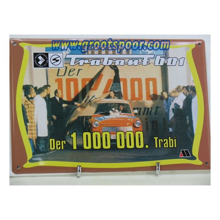 IFA Trabant 601 Gepragte Blechschilder