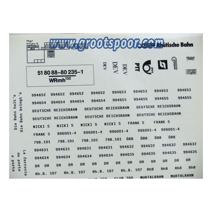 A3 Sticker vel nr 24 Opdruk : zwart - sku: 16186151758 - Neu - Bild 3