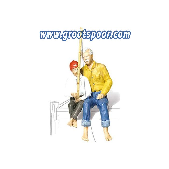 Woodland Scenics 2534 Frank und Sohn beim Angeln