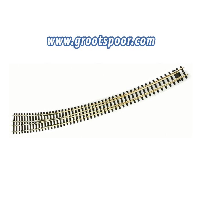 THIEL 1980 Innenbogenweiche, Radius 3000/4000mm Messing rechts