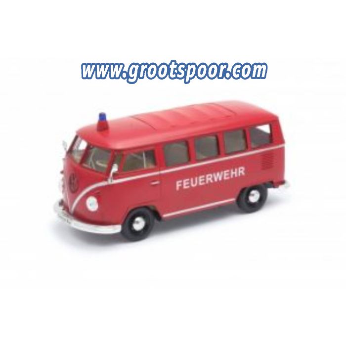 GSDCCwel 00022095Fer 1962 Volkswagen Bus fire engine (Feuerwehr), red