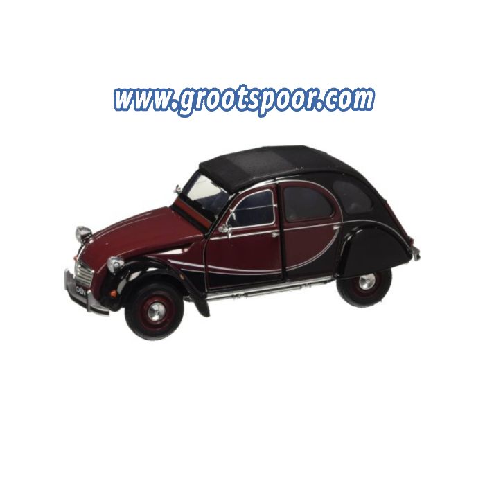 GSDCCwel 00024009Wrbk 1/24 Citroen Charleston 2CV, red/black