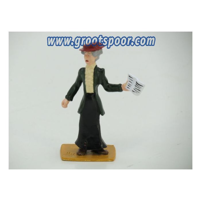 ZinnBlei Gartenbahnfiguren 20090131 Frau mit Buch