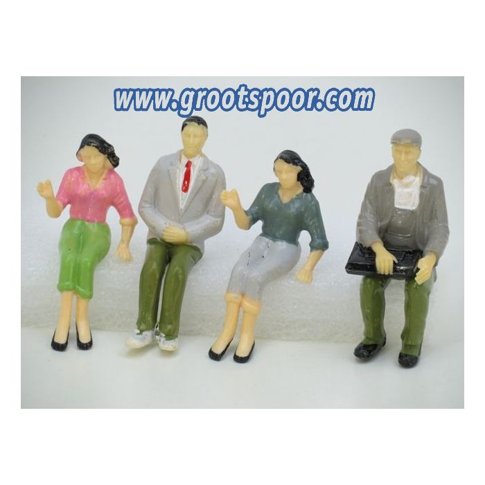 Zittende figurenset 4st 1:25 - sku: 182321458 - Nieuw - Afbeelding 3