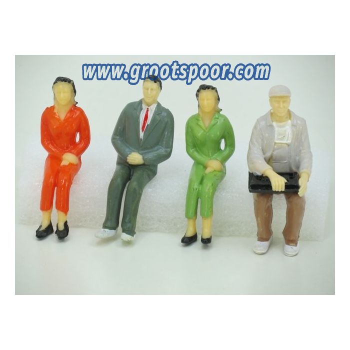 Zittende figurenset 4st 1:25 - sku: 182321458 - Nieuw - Afbeelding 5