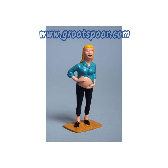 ZinnBlei Gartenbahnfiguren 2011006 Schwangere Frau